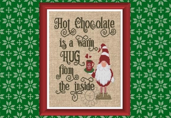 A Warm Hug Counted Cross-Stitch Pattern
