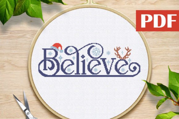 Believe Cross Stitch Pattern PDF: A Creative Resource for Embroidery Enthusiasts