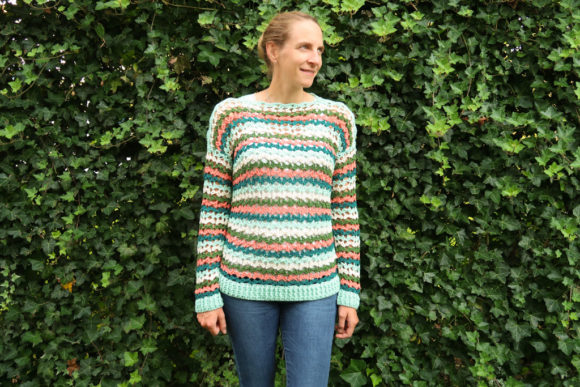 Caroline Sweater: A Lightweight Crochet Option for Transitional Weather