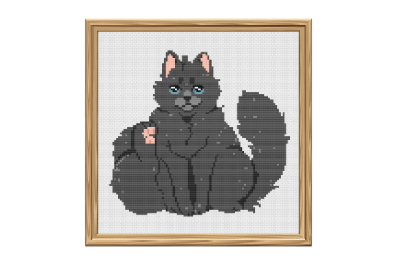 Chubby Cat Cross Stitch Pattern: A Creative Delight for Crafting Enthusiasts