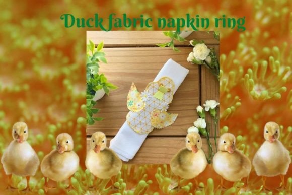 Creating a Duck Tea Time Napkin Ring: A Handcrafted Decor Addition
