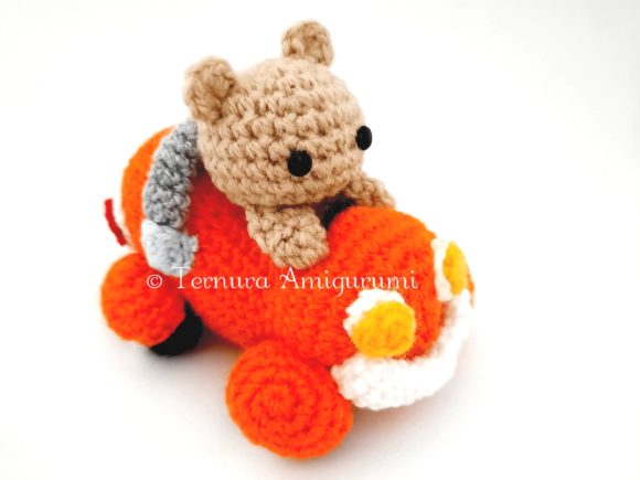 Crochet Pattern Car with Bear