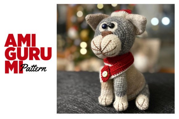 Crochet Pattern Christmas Cat