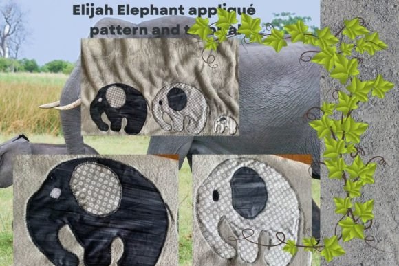 Discover the Elephant 3 Appliqué Sewing Pattern: A Creative DIY Crafting Guide