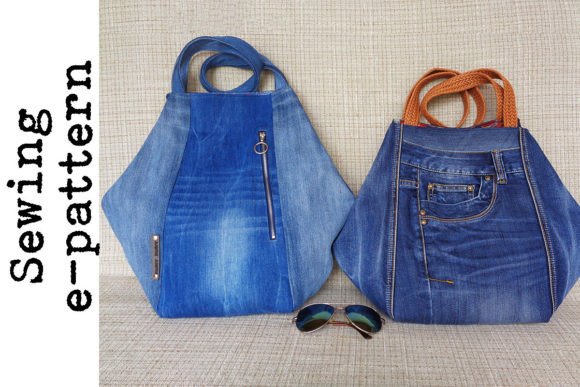 Stylish Tote Bag with Folded Sides